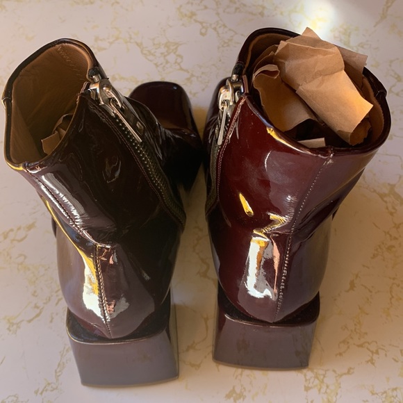 👉LoQ Dark Burgundy Ankle Boots - Picture 5 of 9